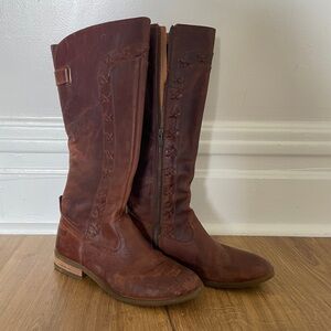 Born Leather Knee-High Riding Boots